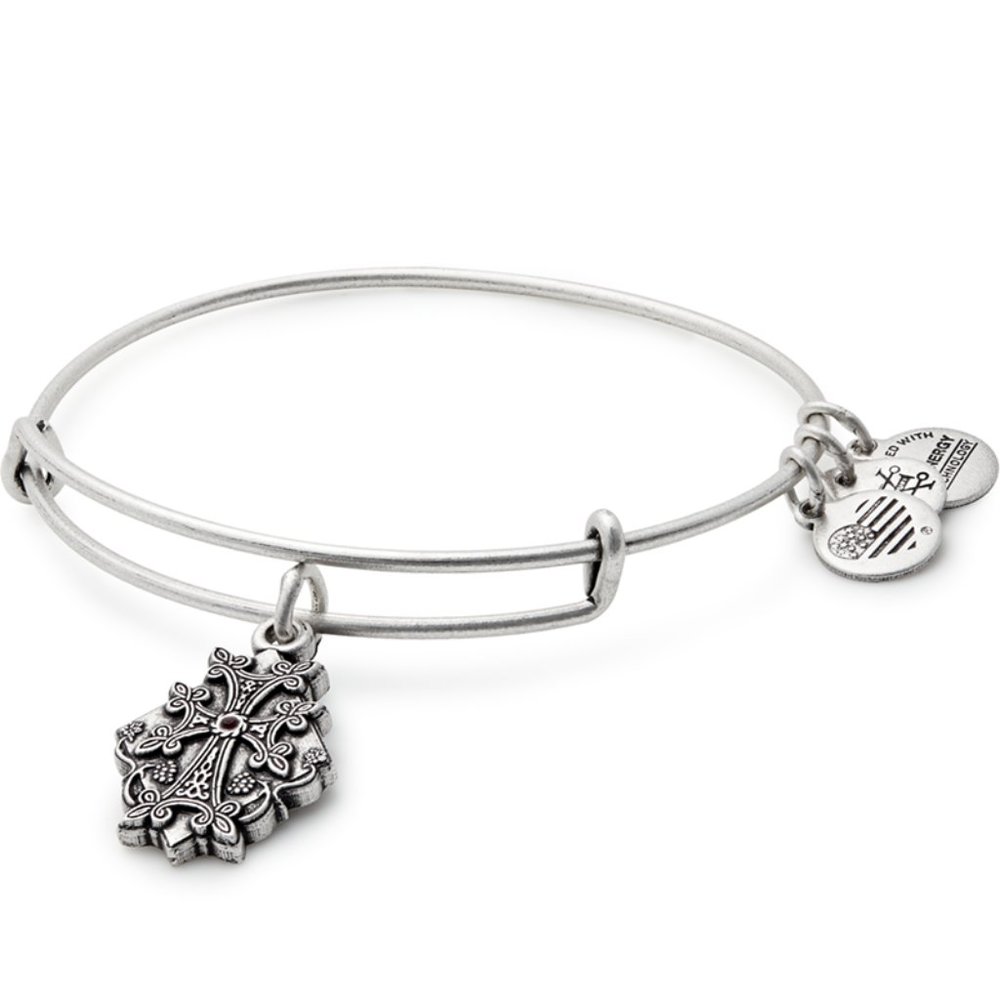 Armenian Cross Charm Bangle